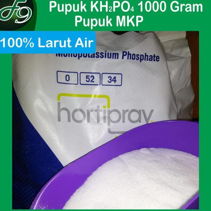 READY Pupuk MKP KH2PO4 Kalium Dihidrogen fosfat 1 Kg, Hortipray, Hidroponik