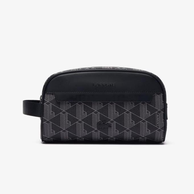 Lacoste Men's The Blend Monogram Vanity Bag / Clutch Pria