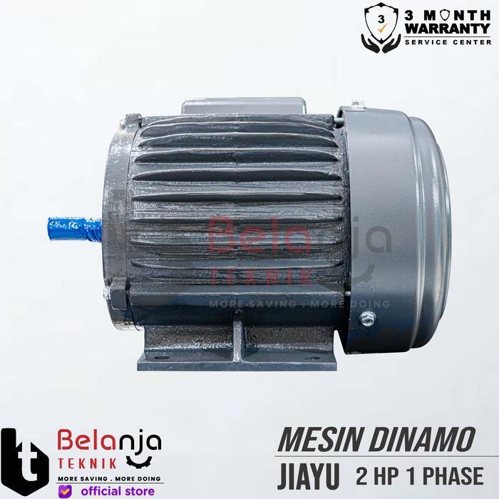 Jiayu Mesin Dinamo Electro Motor 2 HP 1 Phase 4 Pole