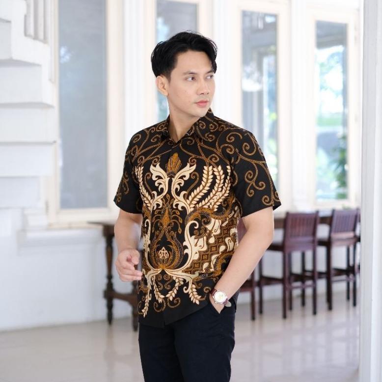 HOT CASH ON DELIVERY PROMO KEMEJA BATIK LENGAN PENDEK PRIA DEWASA NEW ARRIVAL DISTRO KEMEJA BATIK FA