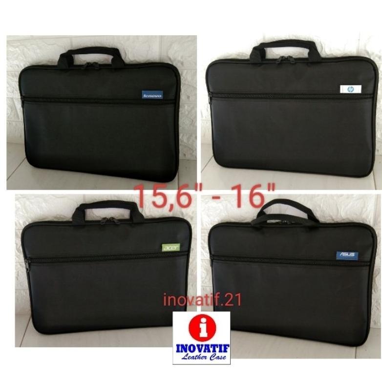Termurah / Hot Sale Tas Laptop 15,6" - 16"  Logo/Merk Asus. Lenovo. Hp. Acer. Dell. Rog. Polos (Baha