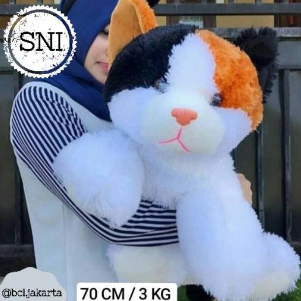Termurah  Boneka Kucing Jumbo Besar Lembut Dan Empuk
