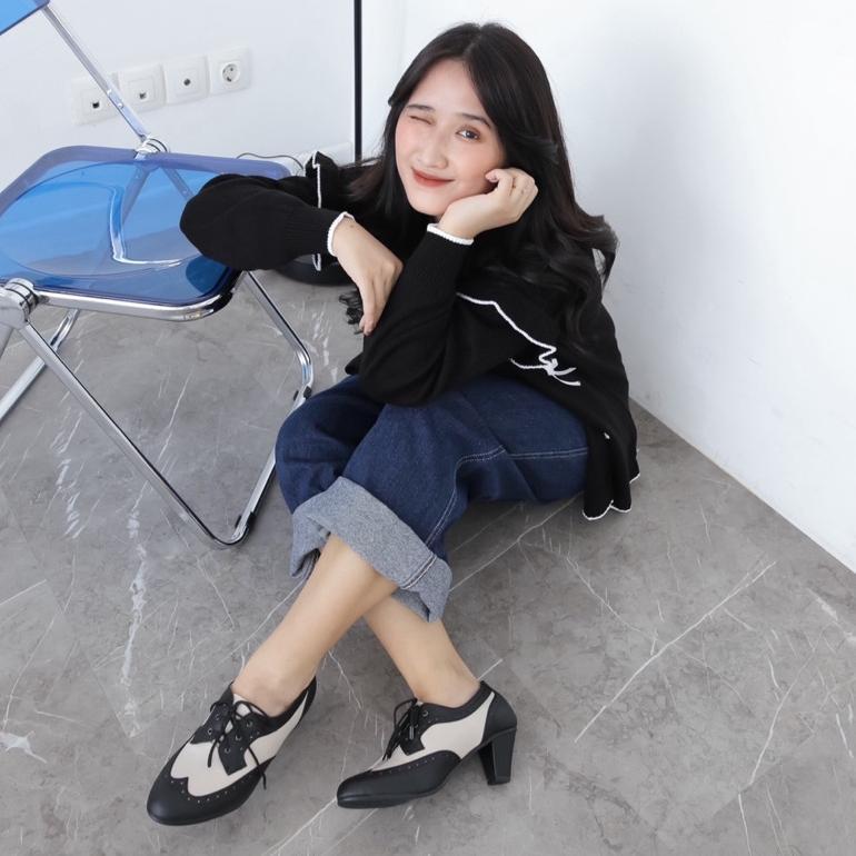 TERMURAH HEIDI OXFORD - Sepatu wanita/Heels wanita / Oxford wanita