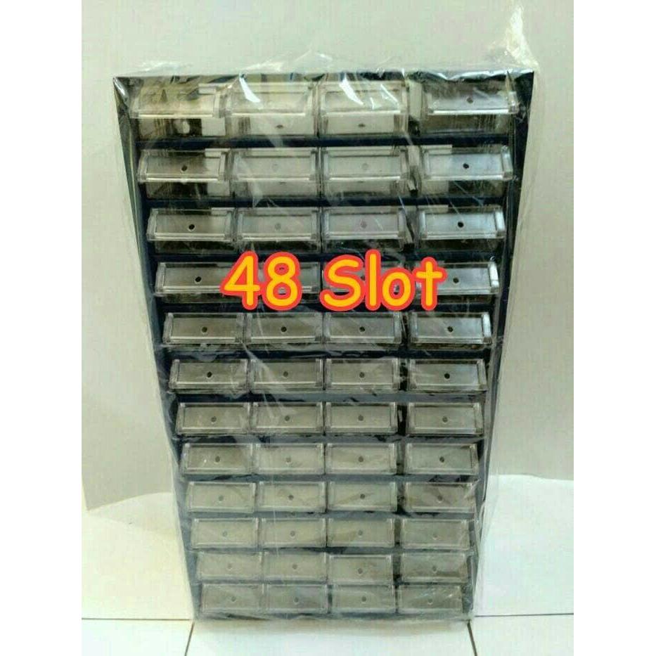 Rak Raaco 48 slot Komponen pernak pernik mur baut laci