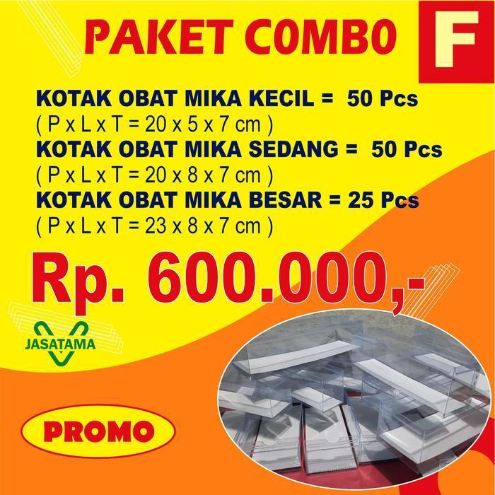 Kotak Obat Mika Paket4 apotek/rumah sakit/toko obat/praktek dokter