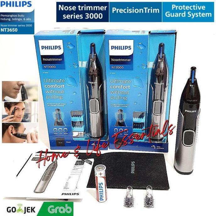 Nose Trimmer Philips 3000 Series NT3650 Alat Cukur Bulu Hidung Philips