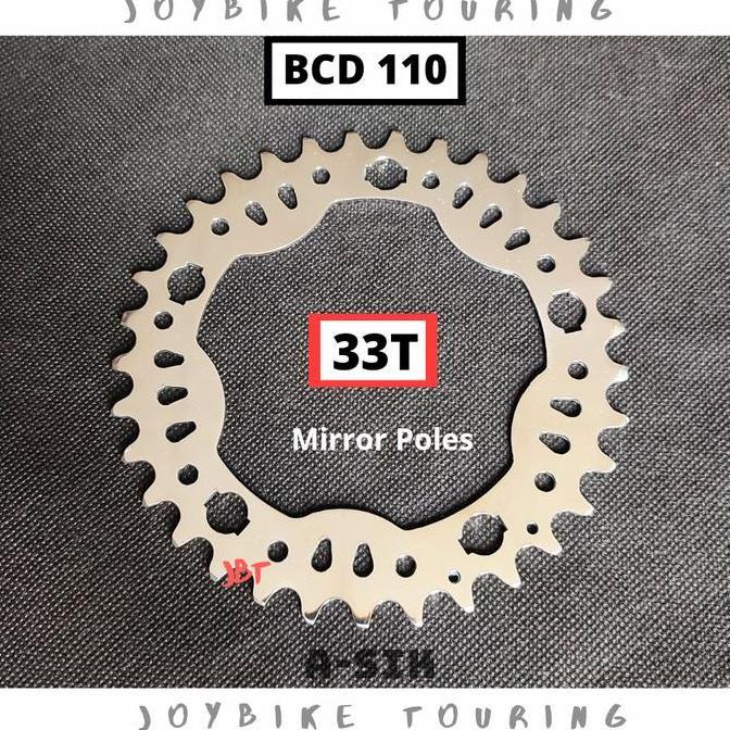 Chainring 33T Oval BCD 110