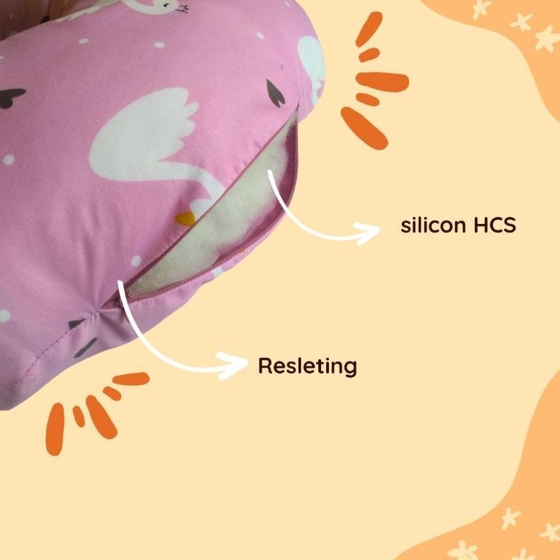 Limited Bantal Ibu Hamil Jumbo Motif Resleting Silikon