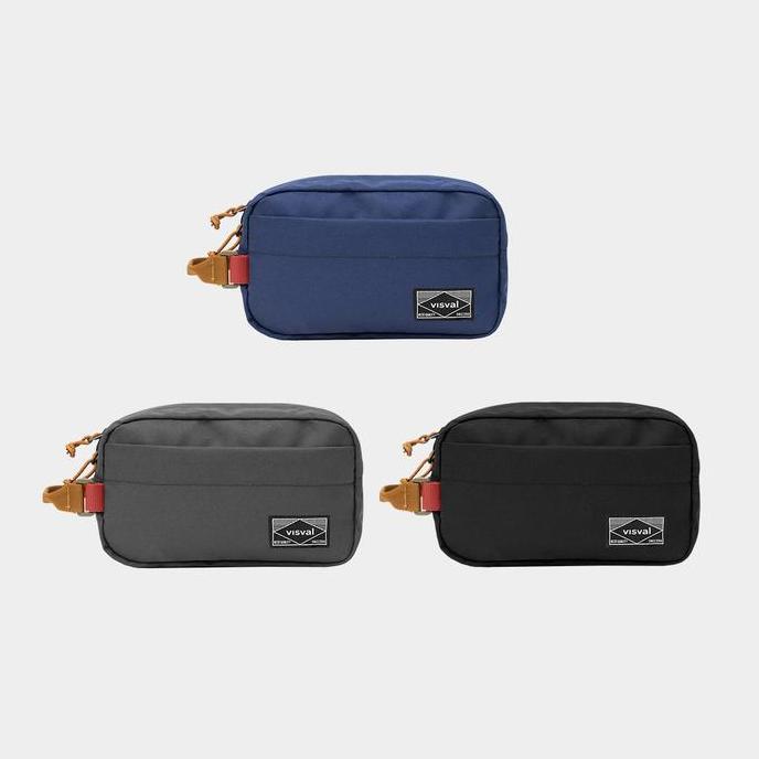 [Beli Lokal] Pouch - Hand Bag Atom Visval - Dopp Kit - Storage Bag