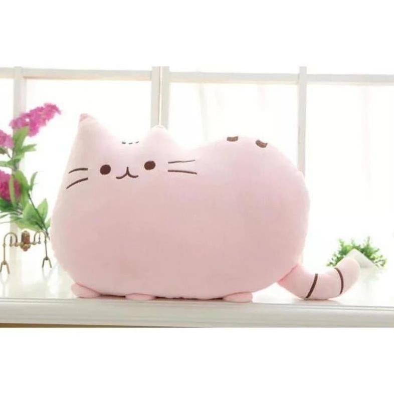 Bergaransi Bantal Kucing Pusheen Ukuran Xl Besar Soft Boneka Bantal Kucing