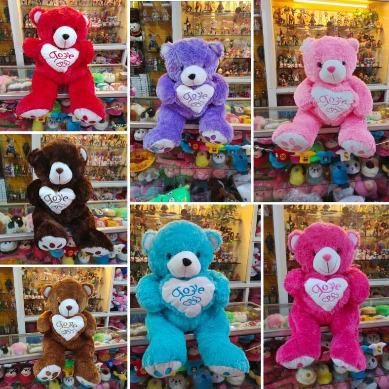 Premium Boneka Teddy Bear Love Jumbo/Teddy Bear Love Jumbo Murah/Boneka Bear Jumbo/Boneka Beruang Ju