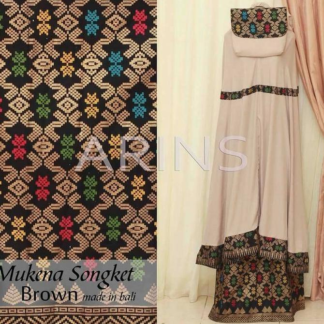 PROMO DISKON - mukena songket prada prada Exclusive