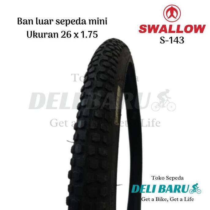 Swallow Tire Ban Luar Sepeda Mini Ukuran 26 x 1.75 ETRTO 559