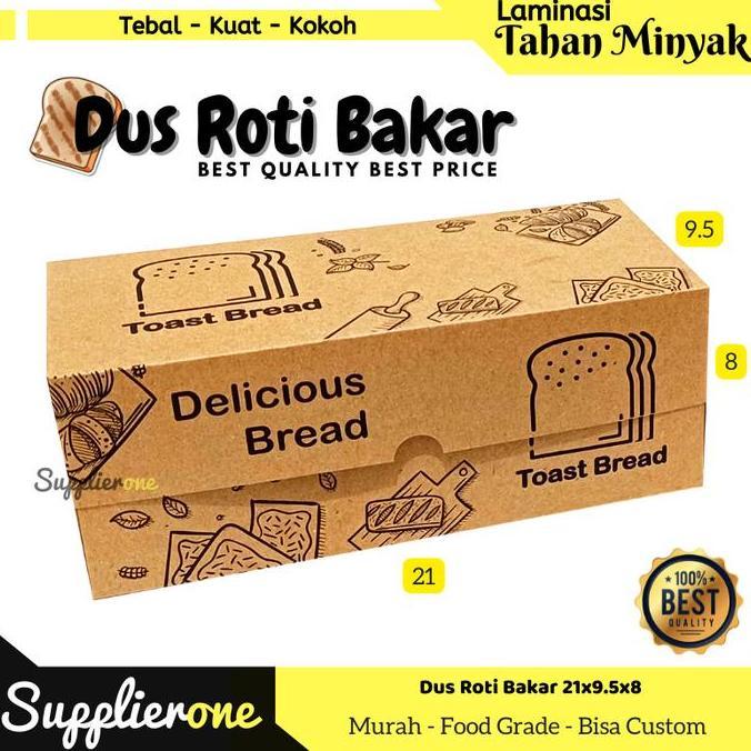 Dus Roti Bakar Bandung pack / Box Roti Bakar / Kemasan Roti Bakar