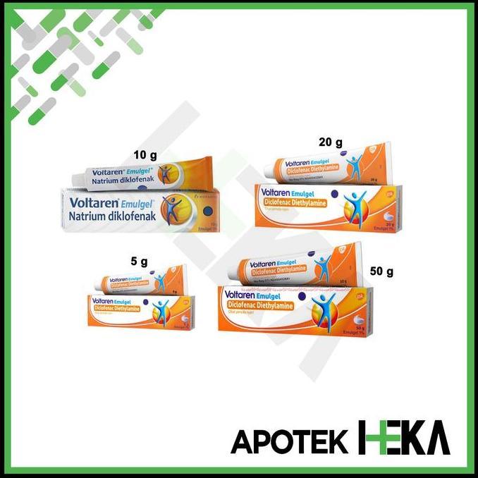 Voltaren Gel Natrium Diklofenak - Salep Pereda Nyeri Otot