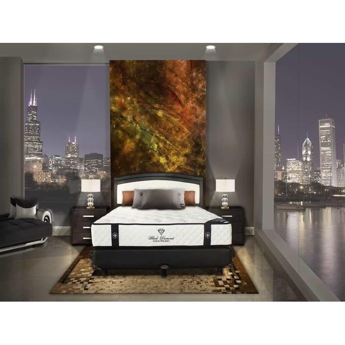 Central Springbed  Gold Black Diamond