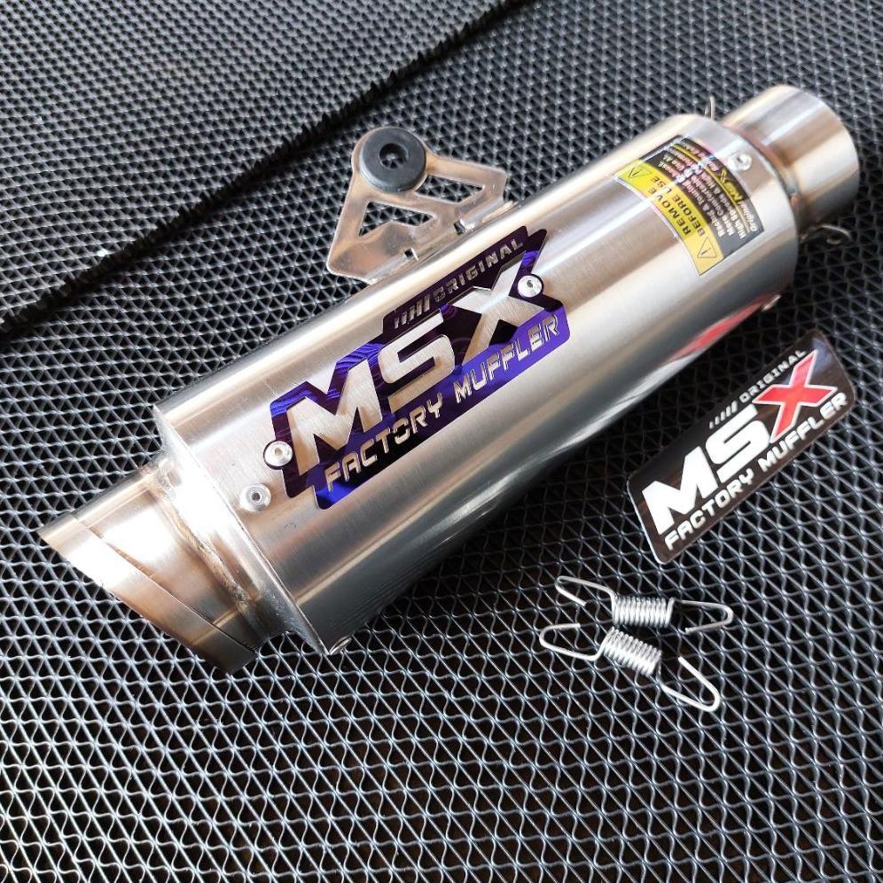 Premium Slincer Knalpot Original Msx Inlet 50 Jrm D50 Knalpot Jrm Slincer Only