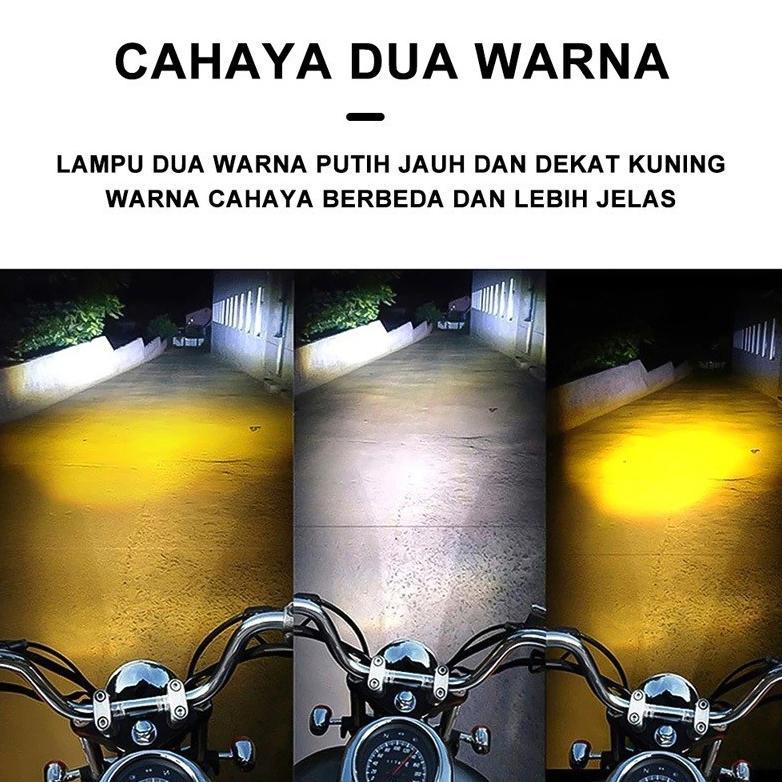 Cuci Gudang  Lampu Kabut Laser Led Lampu Tembak Laser 3Led Kuning-Putih/Putih-Putih, Tiga Lampu Soro