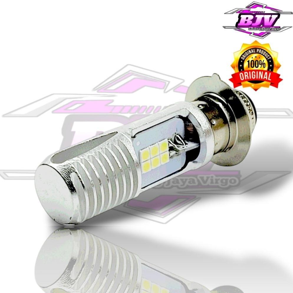 Premium Lampu Depan Motor Yamaha Mio Sporty Led Putih Ac/Dc 12Volt Pengganti Bohlam Standart M2B_Pro