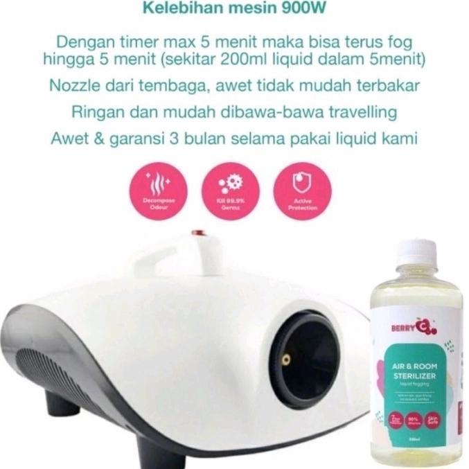 Berry C Alat Mesin Fogging / Berry C Mesin Fogging+ liquid 500ml