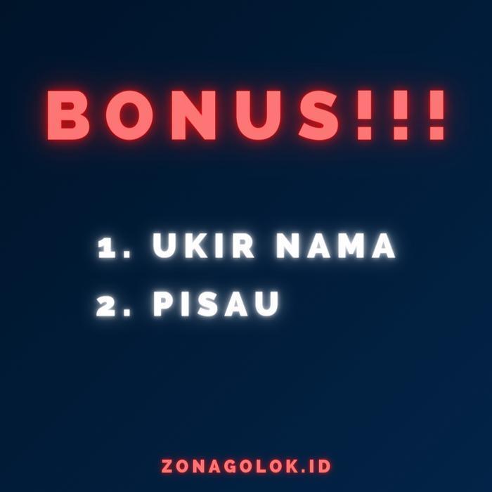 PARANG BUNGUL HANDLE TANDUK BAJA ASLI SUPER TAJAM KUALITAS PREMIUM