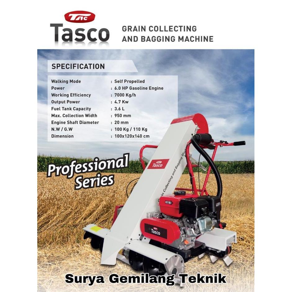 Mesin Panen Padi Pengering Gabah Padi Tasco Grain Bagging Machine Padi