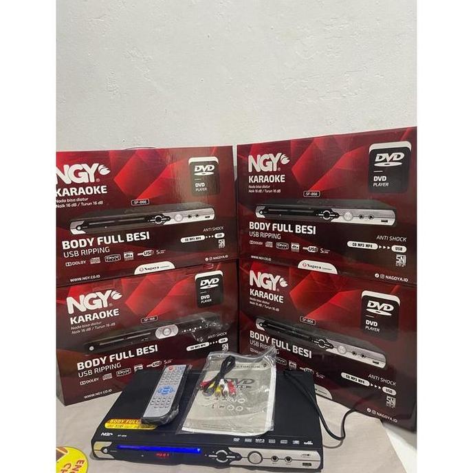 Dvd player NAGOYA body full besi USB/MP3/MP4karaoke bisa atur key full