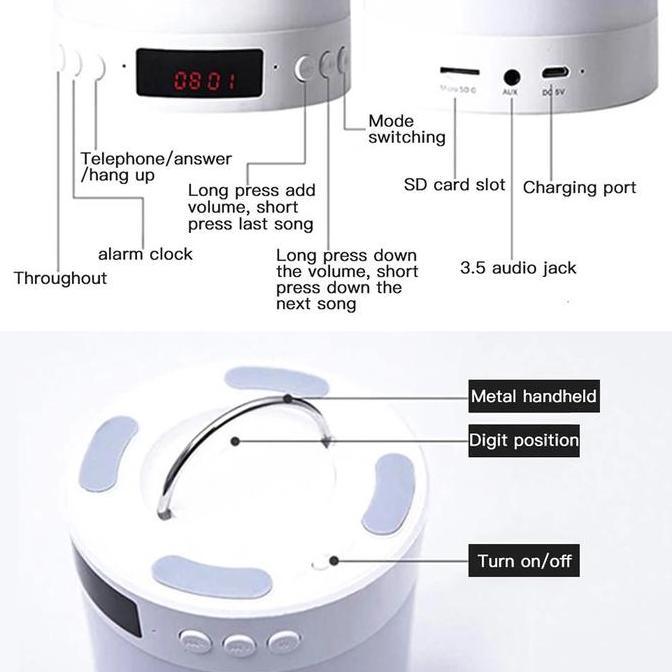SPEAKER MUROTAL ALQURAN 30 JUZ LENGKAP-SPEAKER LED LAMPU TIDUR ANAK