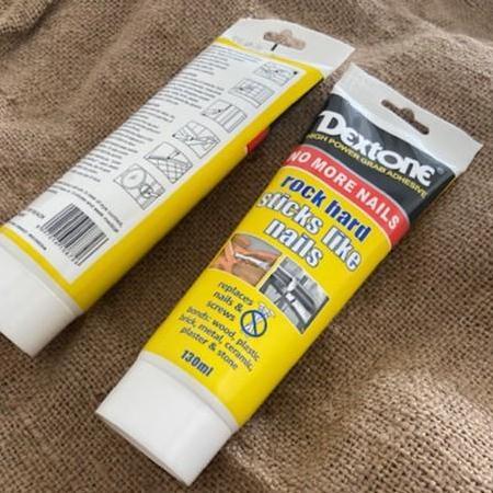 Lem Keramik Kayu Metal Batu super Kuat Anti Paku Dextone No More Nail
