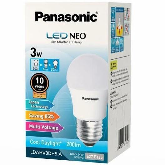 lampu led 3 watt panasonic