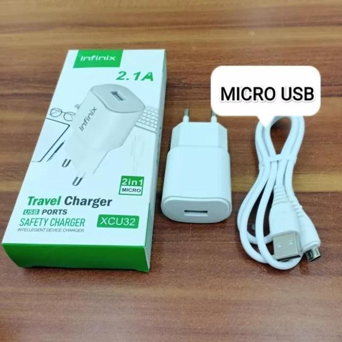 charger INFINIX hot 9 / hot 10 Xcu32 micro usb original fast charging