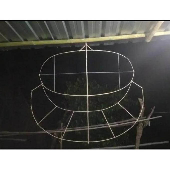 kerangka layangan gapangan 1 meter - Ludoyo
