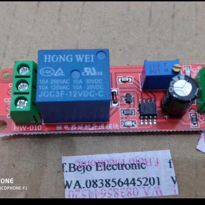 timer delay Ne555 relay 1Ch timer delay ON OFF