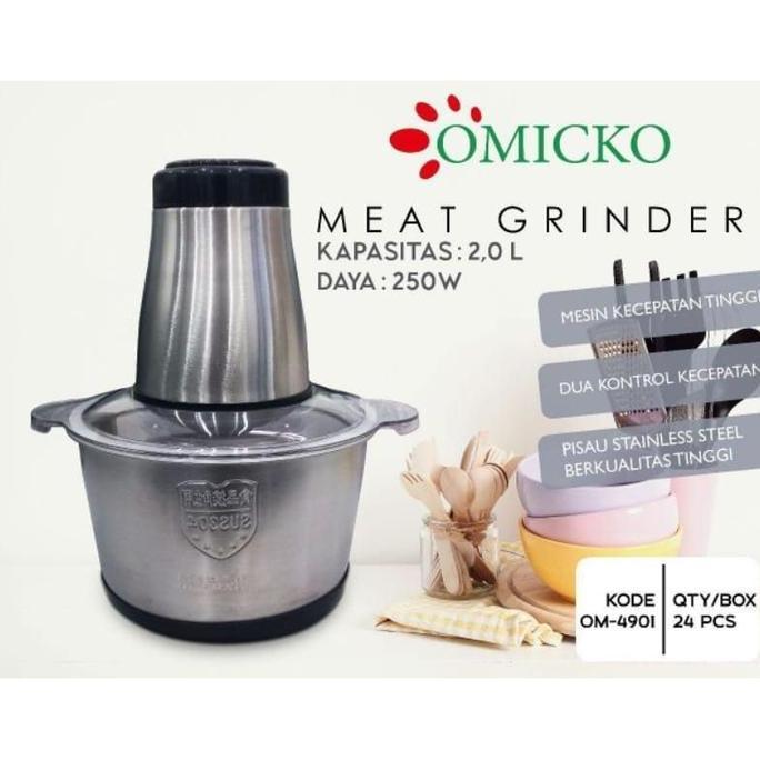 OMICKO BLENDER PENGGILING DAGING BAJA TAHAN KARAT / CHOPPER BLENDER