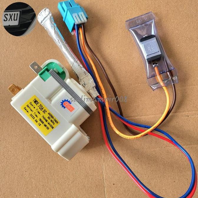 Defrost timer kulkas LG bimetal