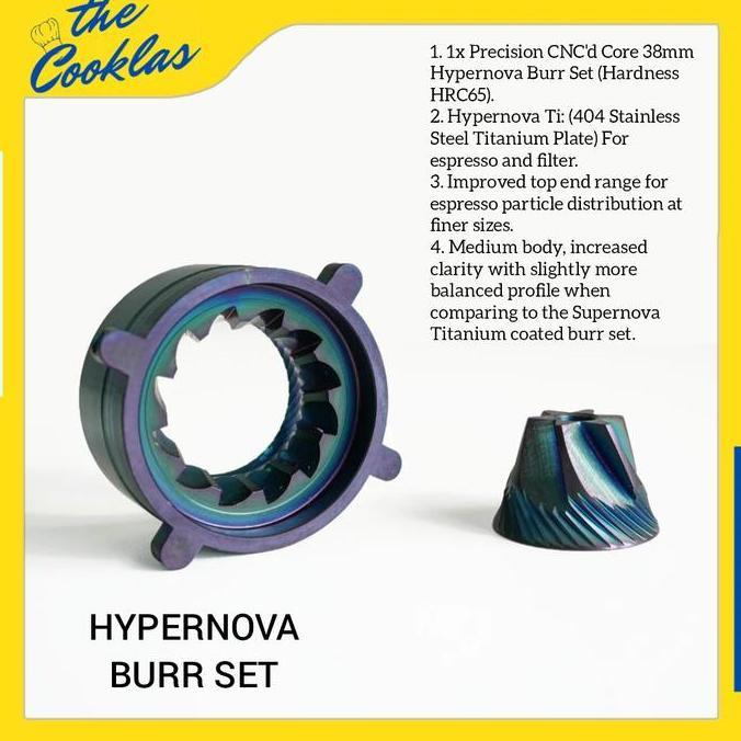 Electric Coffee Grinder w/ HYPERNOVA BURR | Grinder VS3 Gen 2 Design | Mesin Grinder Biji Kopi