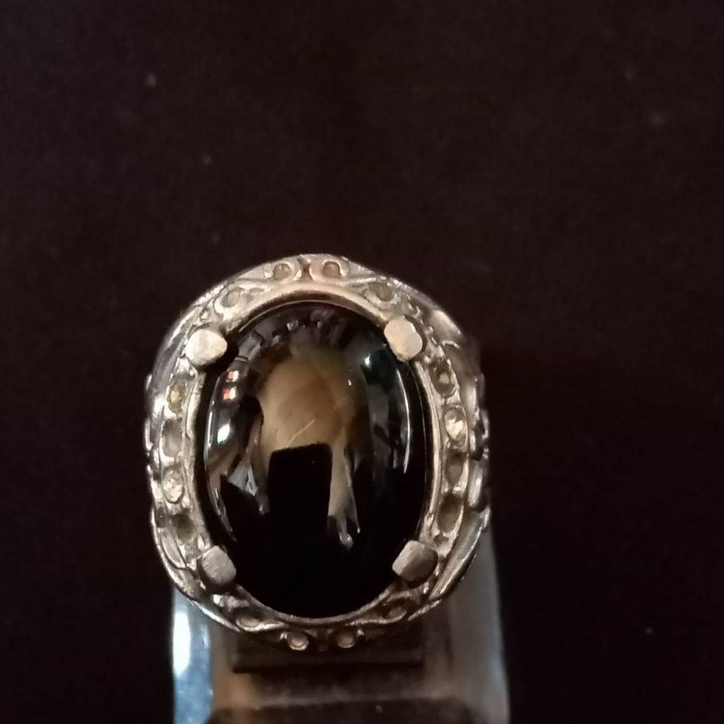 natural cincin akik kecubung kopi