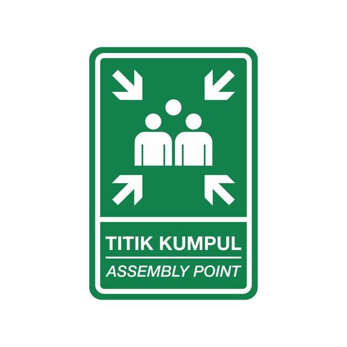 RAMBU TITIK KUMPUL 20CM X 30CM PLAT ALUMUNIUM
