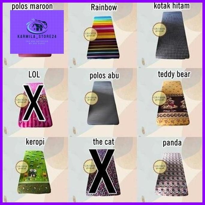 Sarung kasur busa resleting 80x200x15/ 80x200x10