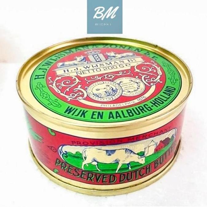 Wisman Butter Mentega 200 gr / Wisman Kemasan Kaleng 200 gr / Butter Mentega Wisman 200 gram / Wijsm