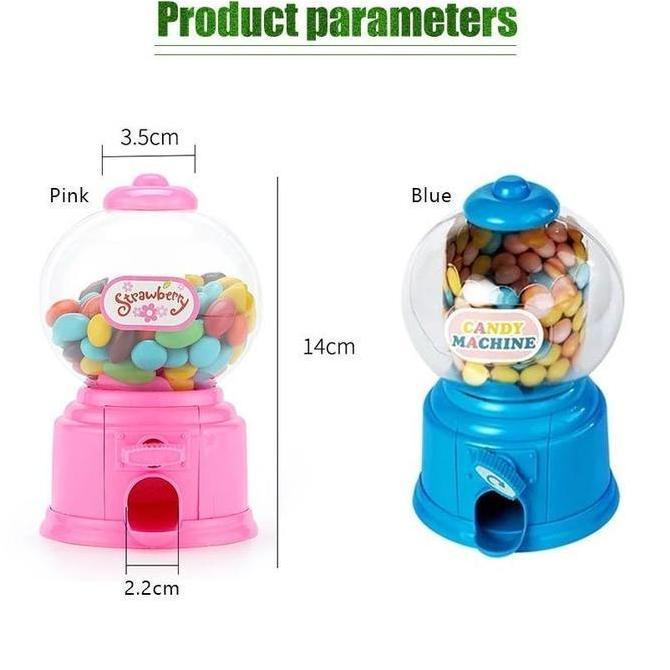 Premium Mainan Candy Machine Dispenser Mesin / Mainan Anak Capsule Machine Mesin / Mini Gumball Mach