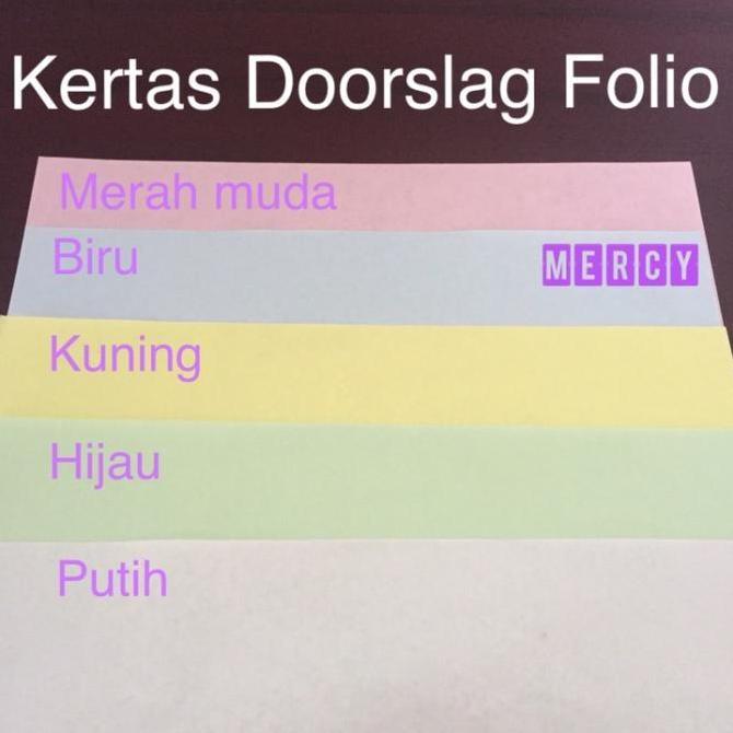 Kertas doorslag Folio