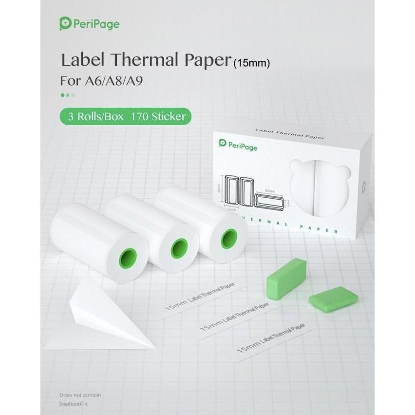 Kertas Thermal Label untuk PeriPage A6