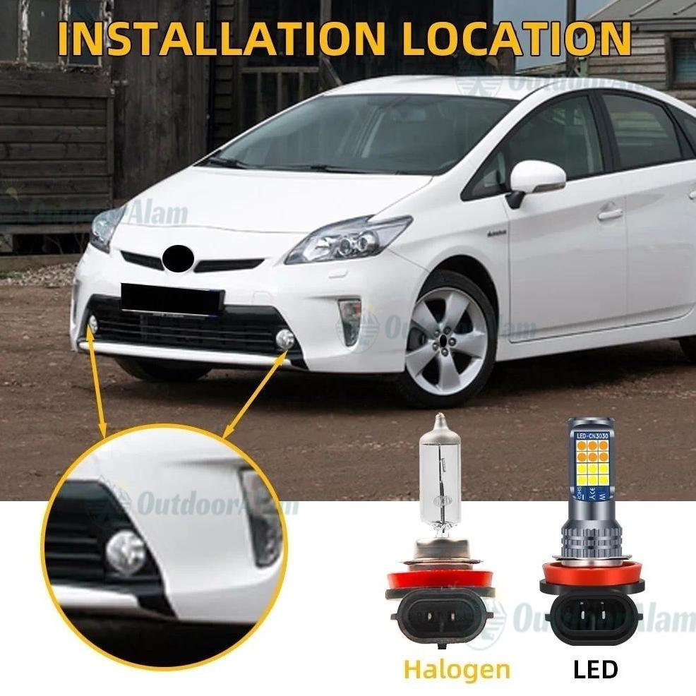 Grade Ori Lampu Led Mobil  Foglamp Led Mobil 2Pcs Lampu Led Mobil H4 Super Terang Lampu Led Putih H1