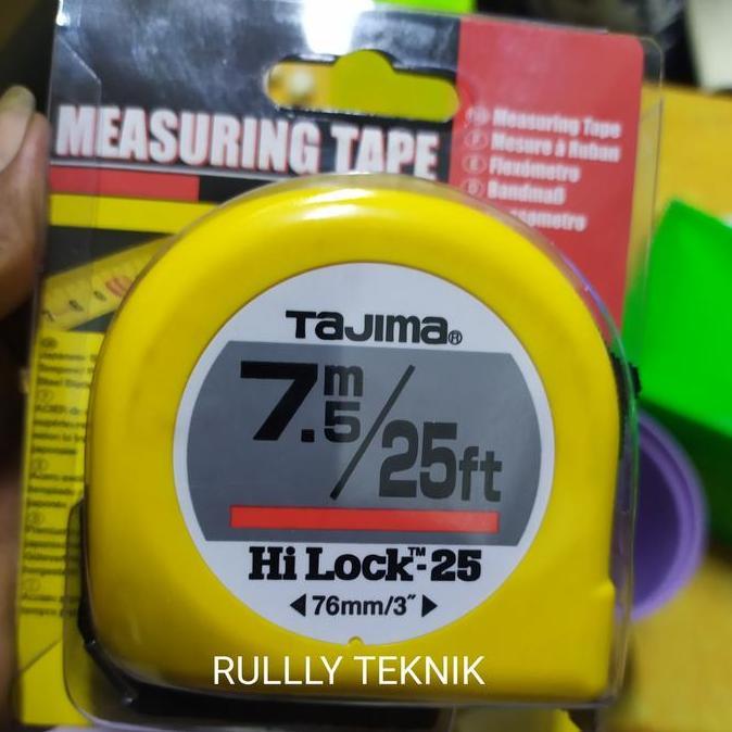 VEDORANAVA measuring tape Tajima 7.5m / meteran Tajima 7.5m 25ft