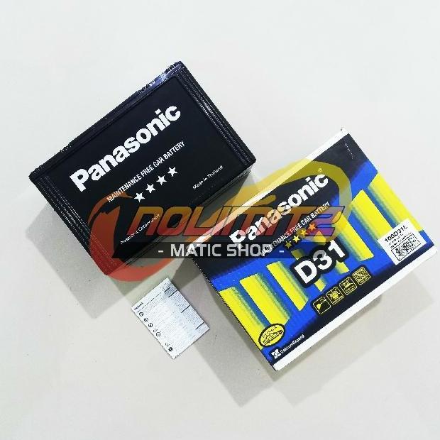 APITOYA Aki Mobil Panasonic 100D31L 80AH 12V
