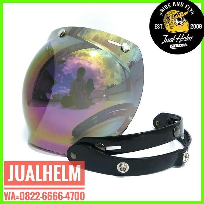 Kaca Helm/Kaca Bogo/Kaca Visor/Kaca Bubble SNAIL Rainbow