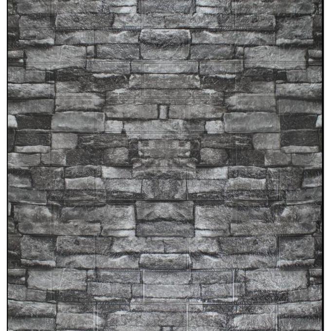 Wallpaper Dinding 3D/Wallfoam Motif Batu Alam