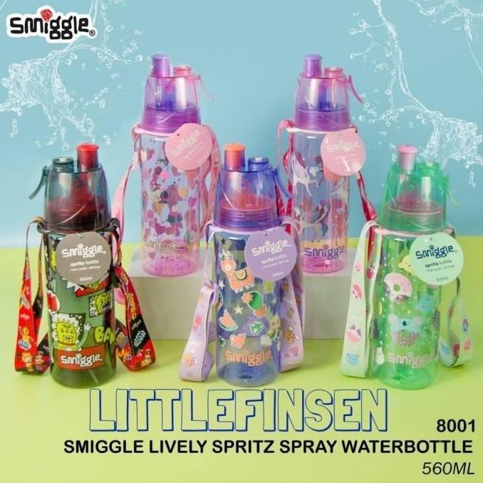 Botol smiggle lively spritz spray/botol smiggle dino/botol smiggle