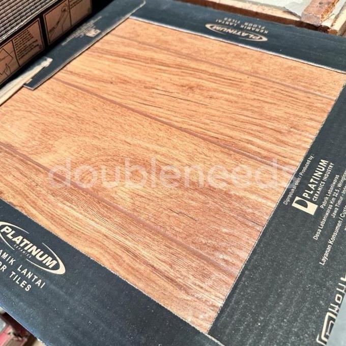 KERAMIK LANTAI AMAZON BROWN 40x40 / KERAMIK LANTAI MOTIF KAYU / KERAMIK LANTAI PLATINUM 40x40